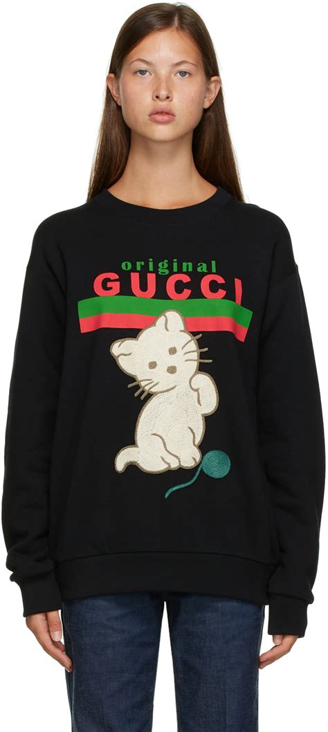 gucci cat sweater cheap|gucci cropped sweater.